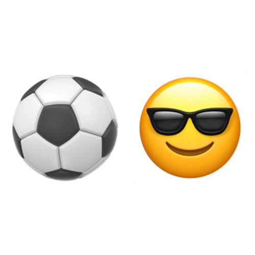 ⚽😎 Emoji Domain iOS rendering